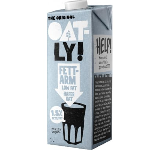 Oatly Haferdrink fettarm 1,5% Fett Oat Drink 1000 milliliter Oatly Haferdrink fettarm 1,5% Fett Oat Drink 1000 milliliter von Pufai