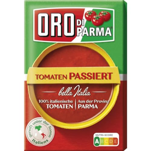Oro di Parma Tomaten passiert Tomatenmark Sauce Pizza Soße 400 gramm von Pufai