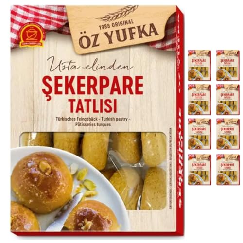 Oz Yufka, Sekerpare Turkish Style süß Milchdessert Köstliches praktisches Dessert 250g x 9 Packungen Oz Yufka, Sekerpare Turkish Style süß Milchdessert Köstliches praktisches Dessert 250g x 9 Packungen von Pufai