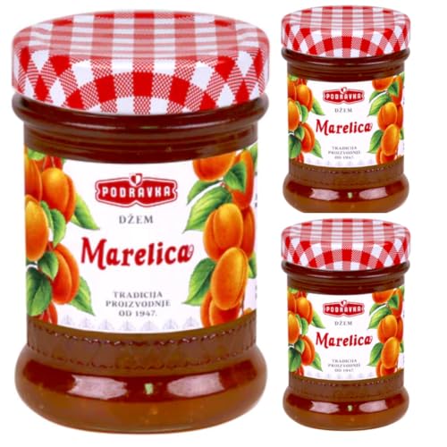 Podravka Aprikosen Konfitüre 360 Gramm Glas x 3 STÜCK Podravka Aprikosen Konfitüre 360 Gramm Glas x 3 STÜCK von Pufai