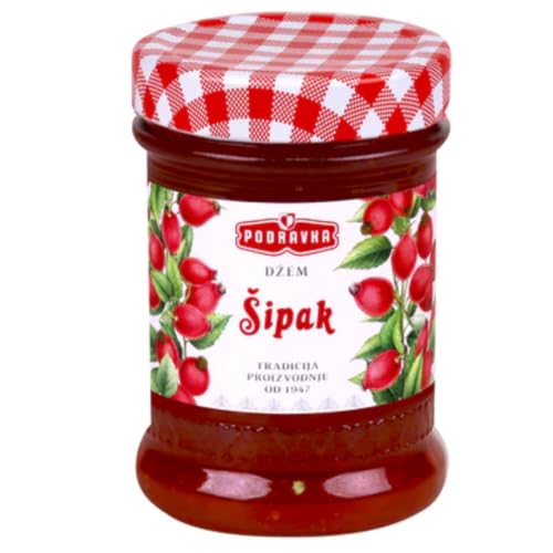 Podravka Hagebutten Konfitüre 360 Gramm Glas von Pufai