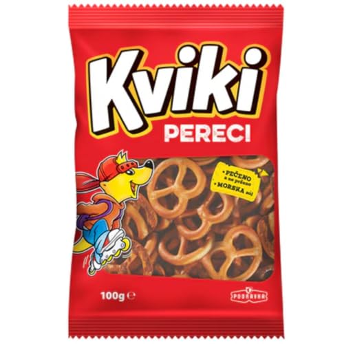 Podravka Kviki Mini Brezeln Cracker Keks 100 Gramm Tüte Podravka Kviki Mini Brezeln Cracker Keks 100 Gramm Tüte von Pufai