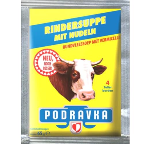 Podravka Suppe Rindersuppe mit Nudeln 65 Gramm Beutel Podravka Suppe Rindersuppe mit Nudeln 65 Gramm Beutel von Pufai