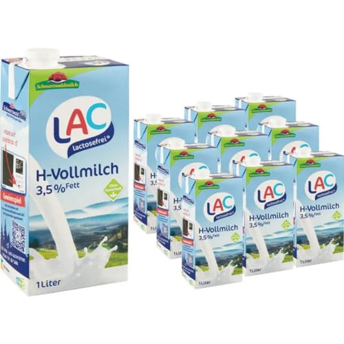 Pufai, Milch LAC H-Milch 3,5% Fett laktosefrei Haltbare Milch, je 1 Liter, 12 Stück + pufai von Pufai