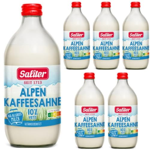 Saliter Alpen Kaffeesahne 10% Fett 500 Gramm x 6 Packungen Saliter Alpen Kaffeesahne 10% Fett 500 Gramm x 6 Packungen von Pufai