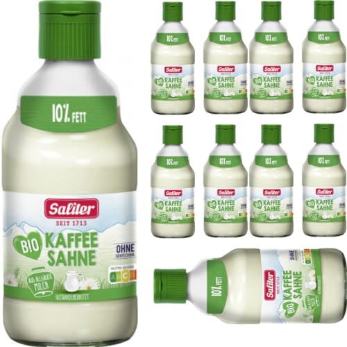 Saliter Kaffeesahne 10% Fett 395 Gramm x 10 Packungen Saliter Kaffeesahne 10% Fett 395 Gramm x 10 Packungen von Pufai