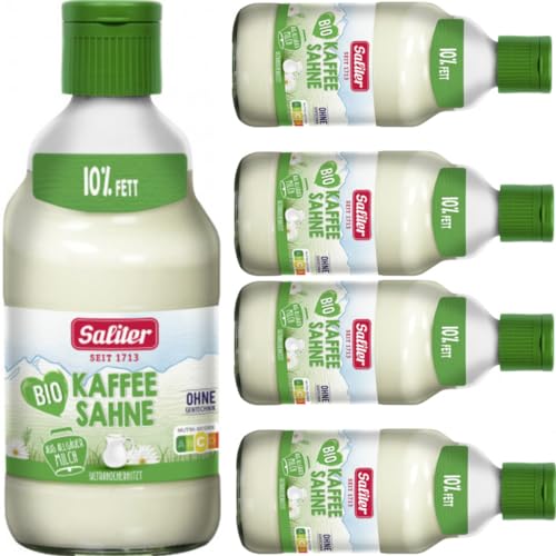 Saliter Kaffeesahne 10% Fett 395 Gramm x 5 Packungen Saliter Kaffeesahne 10% Fett 395 Gramm x 5 Packungen von Pufai