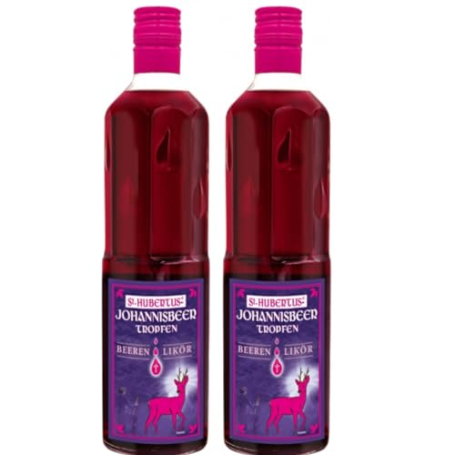 St. Hubertus Johannisbeer Tropfen Beeren Likör 500 Milliliter X 2 STÜCK + Pufai St. Hubertus Johannisbeer Tropfen Beeren Likör 500 Milliliter X 2 STÜCK + Pufai von Pufai