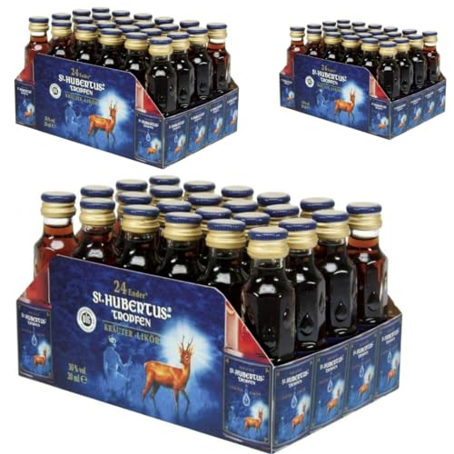 St. Hubertus Tropfen Krauter Likör Kräuterlikör 72 Flasche x 20 Milliliter + Pufai St. Hubertus Tropfen Krauter Likör Kräuterlikör 72 Flasche x 20 Milliliter + Pufai von Pufai