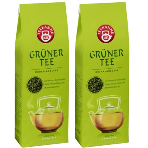 Teekanne Grüner Tee China Auslese lose Tee 250 Gramm x 2 STÜCK von Pufai