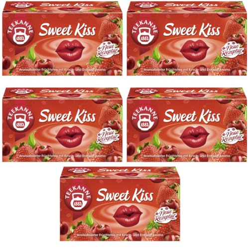 Teekanne Sweet Kiss Tee 20 x 2.25 gramm x 5 er Pack von Pufai