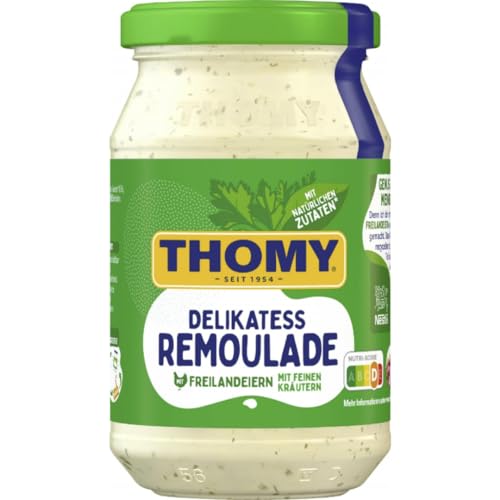 Thomy Delikatess Remoulade mit Kräutern Mayonnaise 250 milimeter Thomy Delikatess Remoulade mit Kräutern Mayonnaise 250 milimeter von Pufai