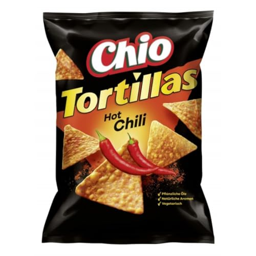 Tortillas Hot Chili Snacks Chips 110 g 1 Stück von Pufai