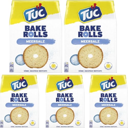 Tuc Bake Rolls Meersalz Cracker Keks 150 gramm x 5 STÜCK Tuc Bake Rolls Meersalz Cracker Keks 150 gramm x 5 STÜCK von Pufai