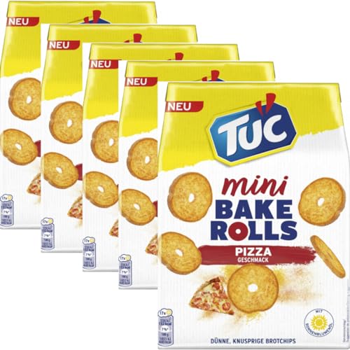Tuc Bake Rolls Mini Pizza Cracker Keks 150 gramm x 5 STÜCK Tuc Bake Rolls Mini Pizza Cracker Keks 150 gramm x 5 STÜCK von Pufai