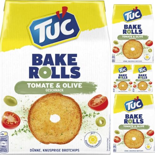 Tuc Bake Rolls Tomate & Olive Pizza Cracker Keks 150 gramm x 5 STÜCK Tuc Bake Rolls Tomate & Olive Pizza Cracker Keks 150 gramm x 5 STÜCK von Pufai