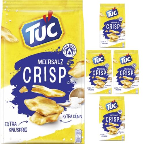 Tuc Crisp Meersalz Cracker Keks 100 gramm x 5 STÜCK von Pufai