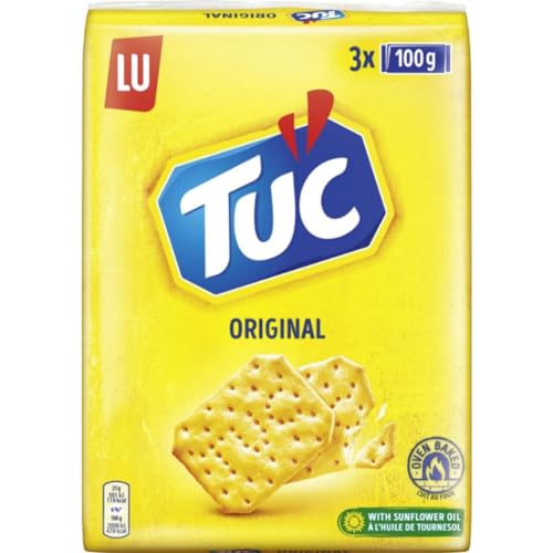 Tuc Original Cracker Keks 300 gramm in 3 Packungen von Pufai