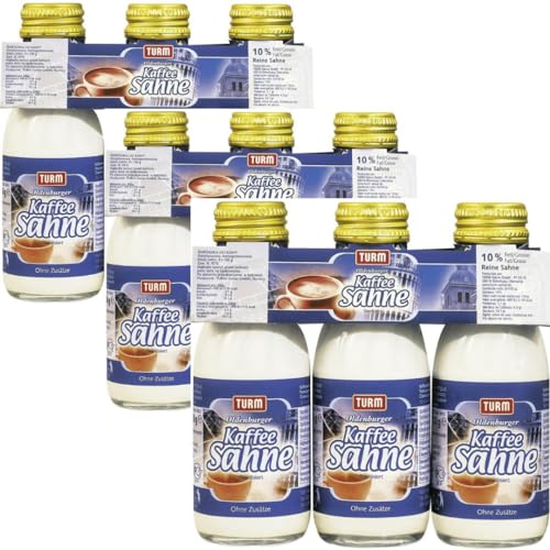 Turn Oldenburger Kaffeesahne 10% Fett wärmebehandelt für Tee und Kaffee 100 Gramm x 9 STÜCK Turn Oldenburger Kaffeesahne 10% Fett wärmebehandelt für Tee und Kaffee 100 Gramm x 9 STÜCK von Pufai
