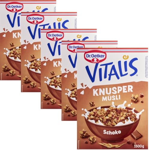 Vitalis Knusper Müsli Schoko Müsli 1500 gramm X 5 Packungen Vitalis Knusper Müsli Schoko Müsli 1500 gramm X 5 Packungen von Pufai