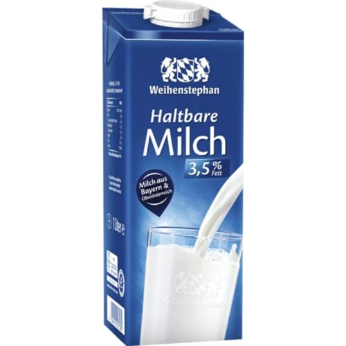 Weihenstephan Haltbare Milch 3,5% Fett Milch 1000 mililiter von Pufai