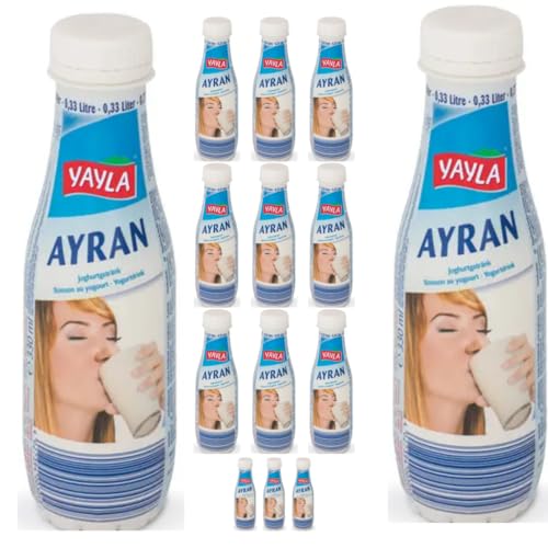 Yayla, Joghurtgetränk Ayran anatolischer Joghurt-Drink Nach Anatolischer Art, Sonderproduktionsgetränk 330 ml X 14 STÜCK Yayla, Joghurtgetränk Ayran anatolischer Joghurt-Drink Nach Anatolischer Art, Sonderproduktionsgetränk 330 ml X 14 STÜCK von Pufai