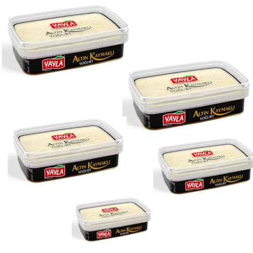 Yayla Joghurt mit Schichtrahm nach türkischer Art - 600g x 5 Stück Yayla Joghurt mit Schichtrahm nach türkischer Art - 600g x 5 Stück von Pufai