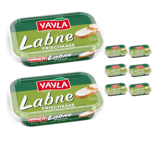 Yayla Labneh-Käse - Frischkäse Aufstrich -Milchprodukt 200 Gramm X 8 Stück von Pufai