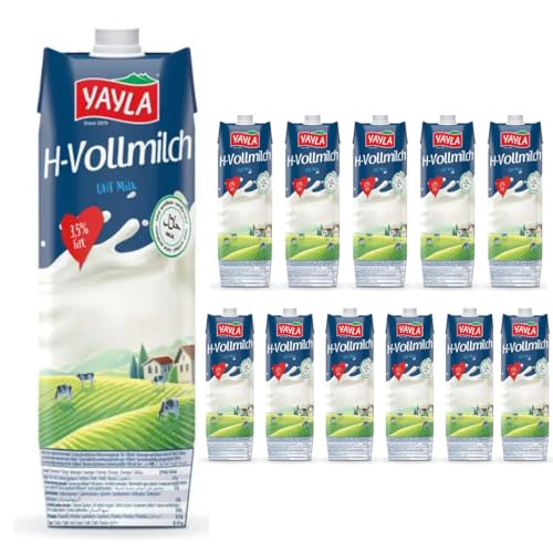 Yayla Milch UHT 3,5% Fettmilch, Abgepackte Milch, Köstliche Fetthaltige Milch X 12 STÜCK Yayla Milch UHT 3,5% Fettmilch, Abgepackte Milch, Köstliche Fetthaltige Milch X 12 STÜCK von Pufai