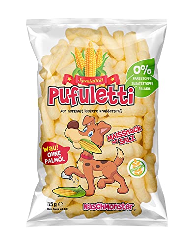 Pufuletti Maissnack mit Salz, 85 g Pufuletti Maissnack mit Salz, 85 g von Pufuletti