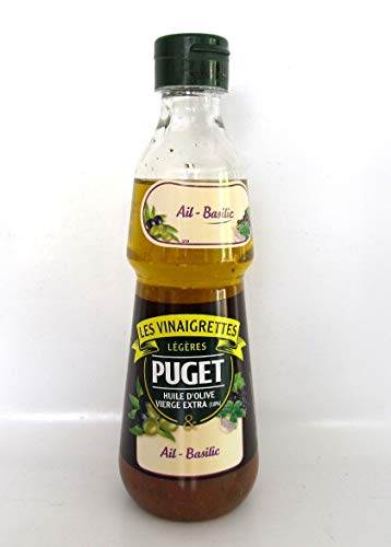 PUGET Vinaigrette Salatsoße Olivenöl Essig Knoblauch Basilikum 330 ml. von LAOSEP