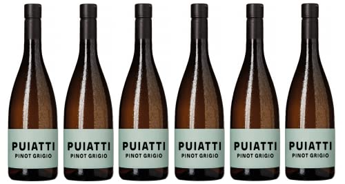 6x 0,75l - 2023er - Puiatti - Pinot Grigio - Friuli D.O.P. - Friaul - Italien - Weißwein trocken 6x 0,75l - 2023er - Puiatti - Pinot Grigio - Friuli D.O.P. - Friaul - Italien - Weißwein trocken von Puiatti