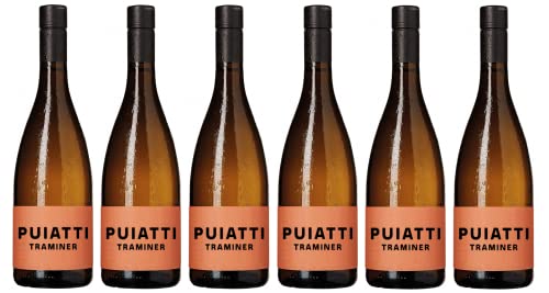 6x 0,75l - 2023er - Puiatti - Traminer Aromatico - Friuli D.O.P. - Friaul - Italien - Weißwein trocken 6x 0,75l - 2023er - Puiatti - Traminer Aromatico - Friuli D.O.P. - Friaul - Italien - Weißwein trocken von Puiatti