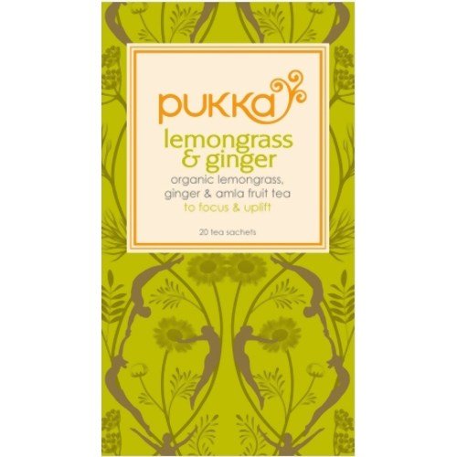 (2er BUNDLE)| Pukka Herbs Ltd Lemongrass & Ginger 20 Sachets von Pukka