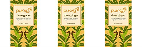 (3 PACK) - Pukka Herbs - Triple Ginger Tea | 20 sachet | 3 PACK BUNDLE by Pukka von Pukka