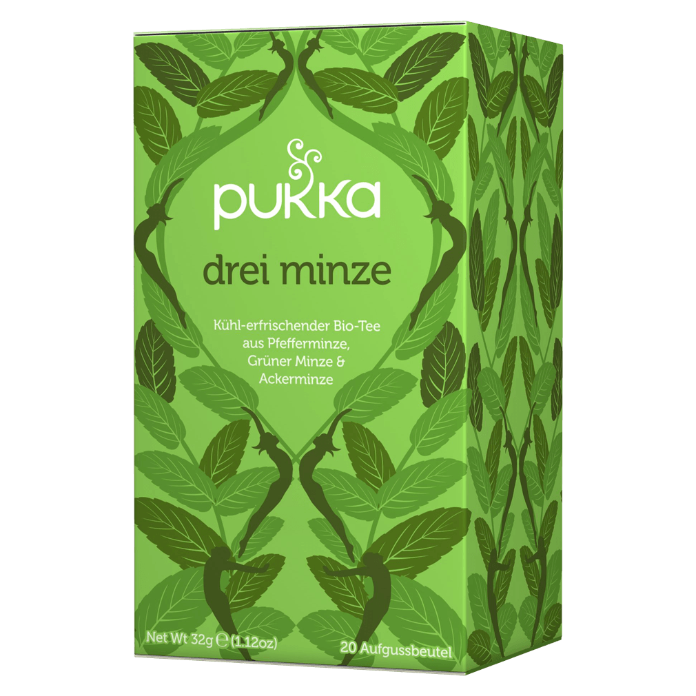 Bio Drei Minze Tee von Pukka