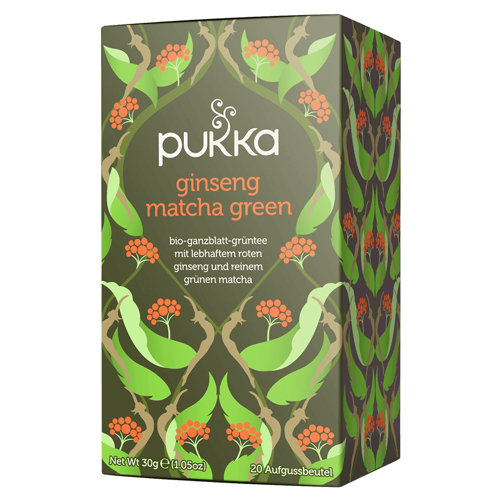 Bio Ginseng Matcha Green Tee von Pukka