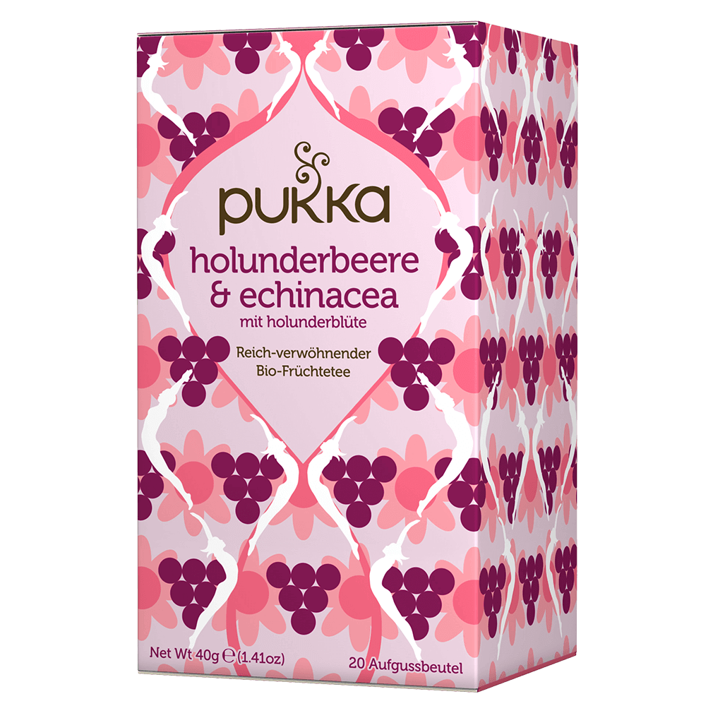 Bio Holunderbeere & Echinacea Tee von Pukka