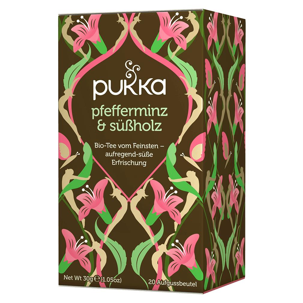 Bio Pfefferminz & Süßholz Tee von Pukka