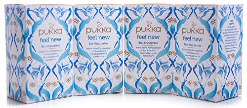 FEEL NEW Pukka Tee BIO 4 Packungen á 20 Teebeutel (früher: DETOX) von Pukka