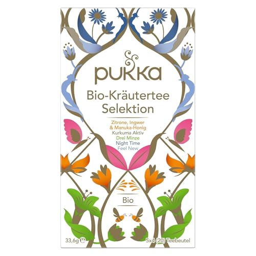 Kräutertee Selektion - 20 Aufgussbeutel von Pukka