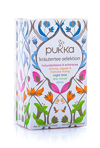 PUKKA Bio Kräutertee Selektion, 1er Pack (20 x 1,7 g Teebeutel) - BIO von Pukka