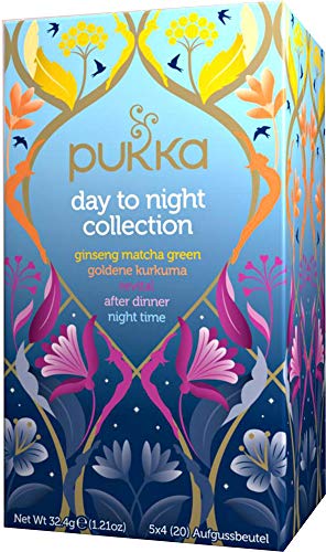 Pukka Bio-Tee Day to Night Collection, 80 Teebeutel, 4er Pack (4 x 20 Stück) … von Pukka