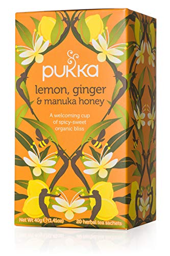 Pukka Herbs - Organic Herbal Tea Lemon, Ginger & Manuka Honey - 20 Tea Bags by Pukka Herbs von Pukka