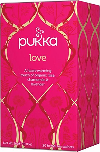 Pukka Oganic Love Tee, 20 Teebeutel - 6 Stück von Pukka