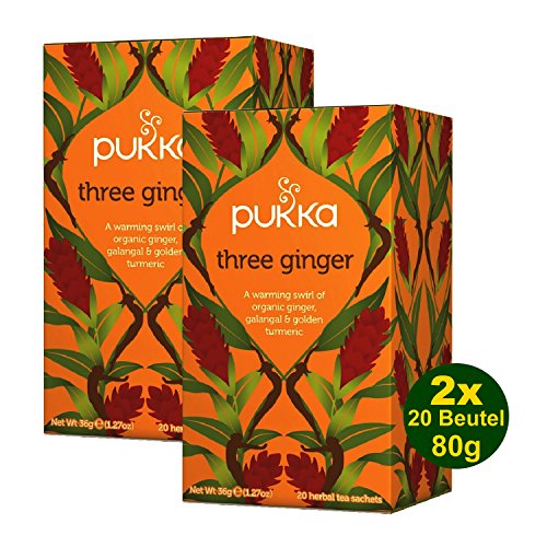 Pukka Organic Three Ginger 2x 20 Btl. 36g (72g) - BIO Drei Ingwer von Pukka