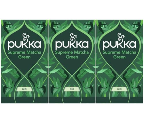 Pukka | Supreme Green Matcha | 3 x 20 Taschen, Matcha Tee von Pukka