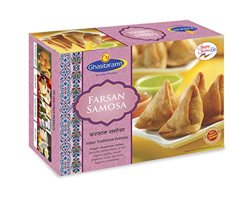 Ghasitaram's (Mumbai) Farsan Samosa, Authentic Indian Food and Snacks Namkeen - 400 grams (14 oz) von Punjabi Ghasitaram Halwai