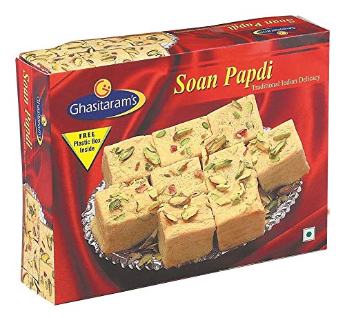Ghasitaram's (Mumbai) Special Soan Papdi, Authentic Indian Food and Sweets Mithai - 250 grams (9 oz) von Punjabi Ghasitaram Halwai