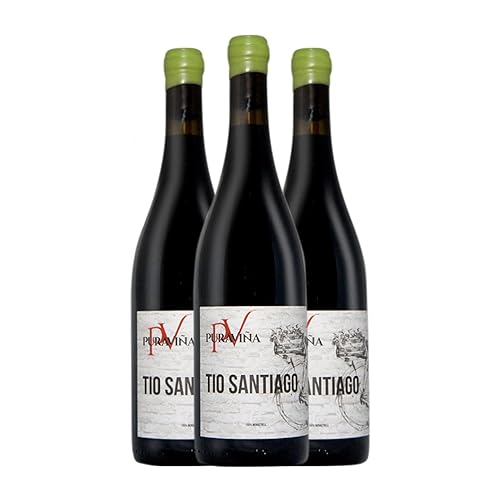 Pura Viña Tio Santiago Monastrell 75 cl (Schachtel mit 3 Flaschen von 75 cl) von Pura Viña